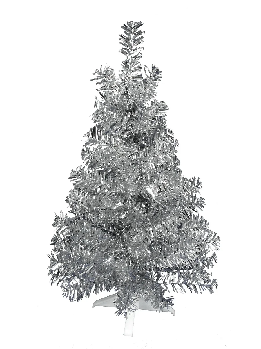 Ель настольная 0 3 м серебро (25) | Дом и сад