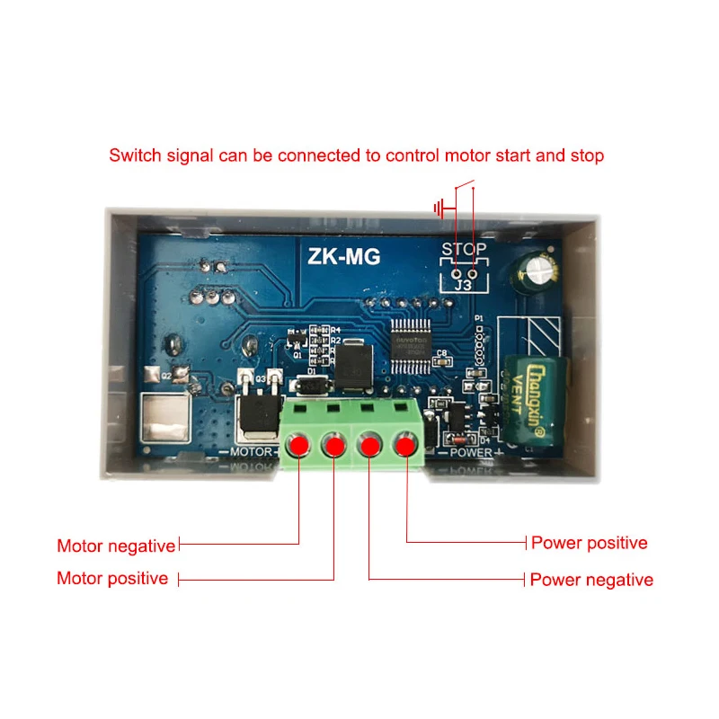 DC 5-30V 12v 24v 5A Motor Controller PWM Adjustable Speed Digital display encoder duty ratio frequency MAX 15A ZK-MG |