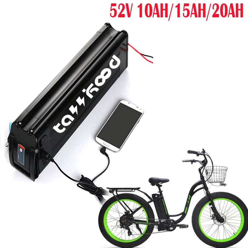 Литий-ионный аккумулятор для электровелосипеда 52 в 15 Ач 20 48 В 1500 Вт 1000 | Спорт и
