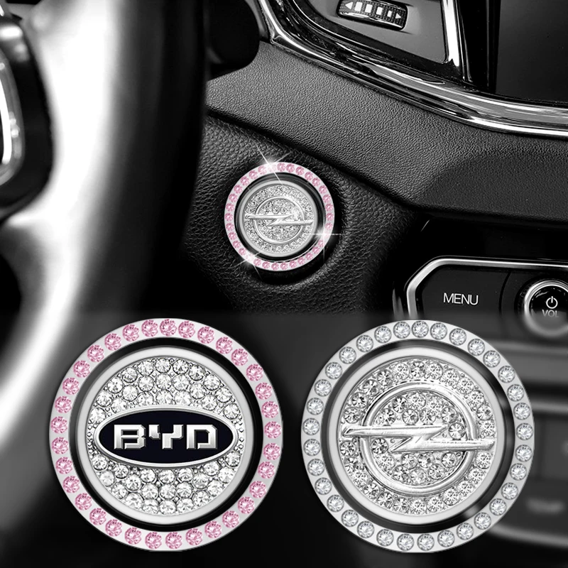 

1pcs Car Start Button Decoration Sticker Auto Interior Decal For Buick Regal GS GL6 GL8 Avenir Lacrosse Riviera Envision Lesabre
