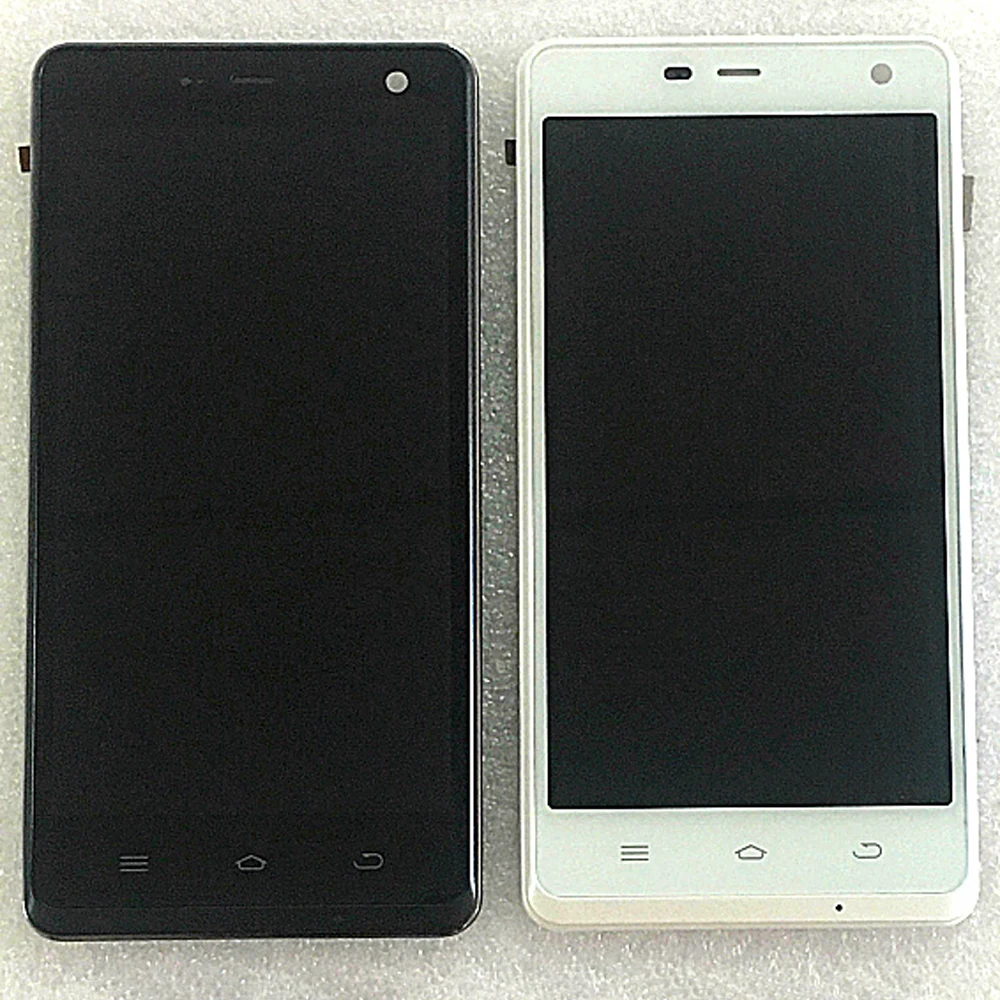 

5.0"inch Black/White for THL 4400 LCD Display Panel Sensor Glass Touch Screen + Frame Replacement Phone Repair Part