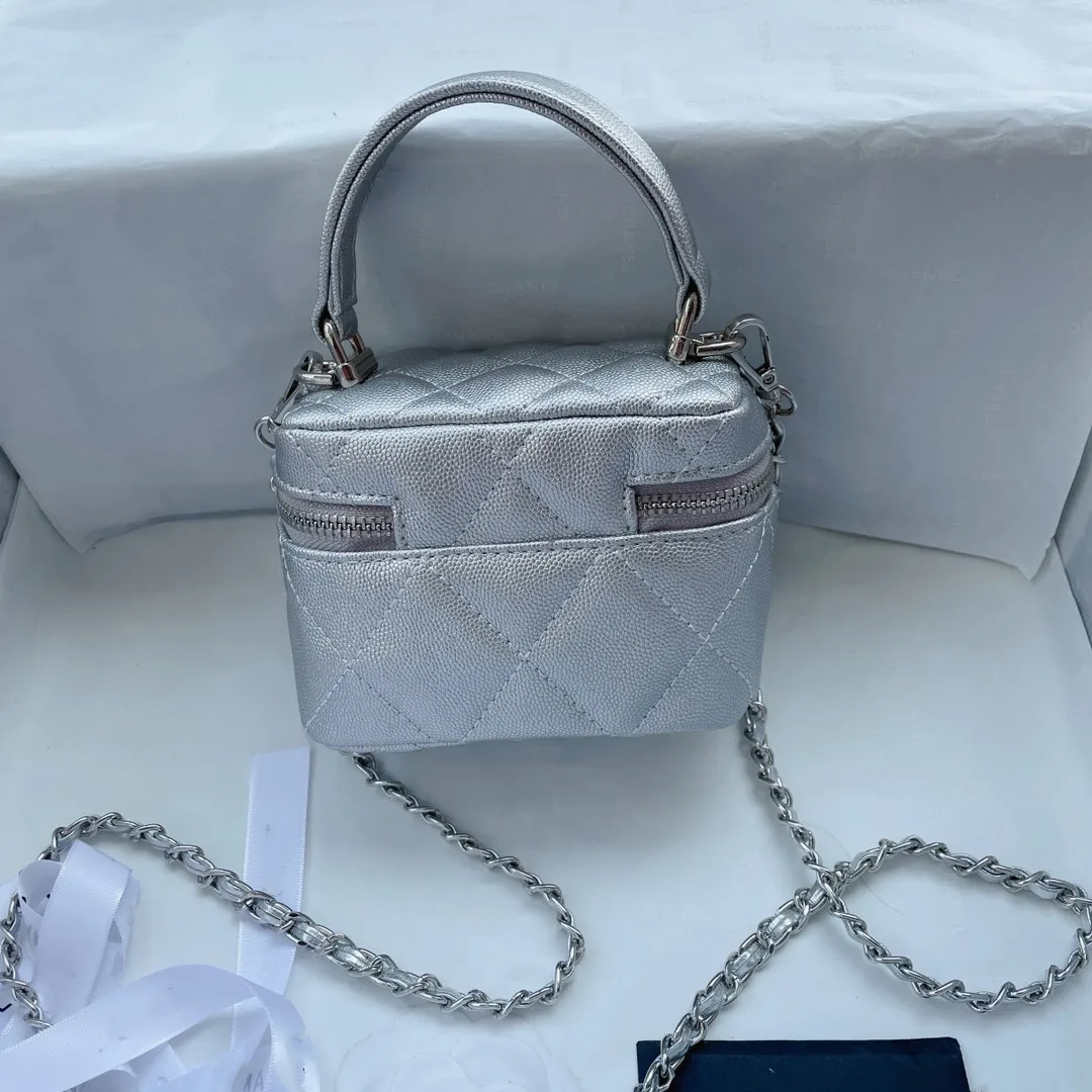 

Bag female rhombic chain 2021 new trendy leather small fragrance cosmetic bag single shoulder messenger small bag female