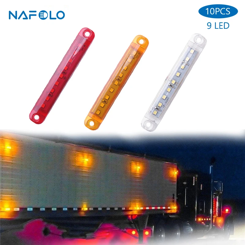 10 шт. грузовик боковой габаритный фонарь просвет Светильник Автомобиля внешние