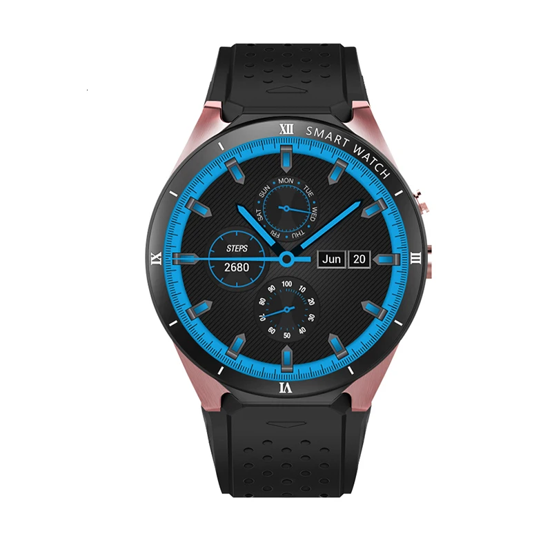 Смарт-часы KW88 Pro, 1 Гб+ 16 ГБ, Android 7,0, Bluetooth 4,0, wifi, 3g, умные часы, мужские наручные часы, Поддержка Google Store, голосовые gps карты