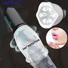 Мужской мастурбатор оральный секс тренировочный вибратор секс-игрушки для мужчин Вагина реальная киска взрослая задержка автоматический оргазм головки стимуляция мужчины