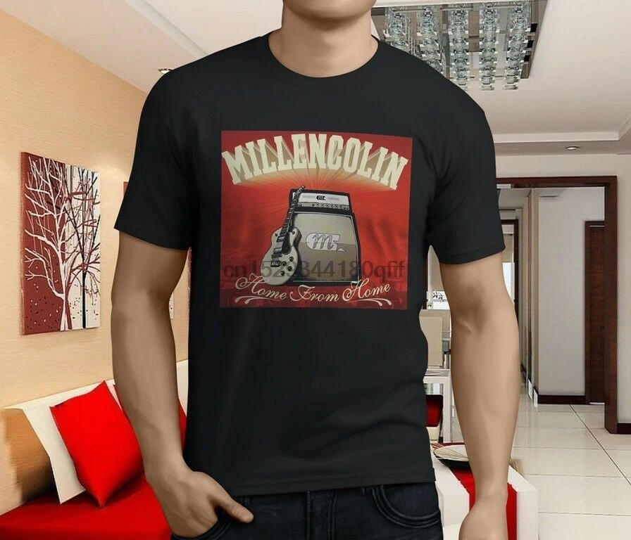 Новая коллекция Millencolin Home из дома Мужская черная футболка в стиле панк-рок размер