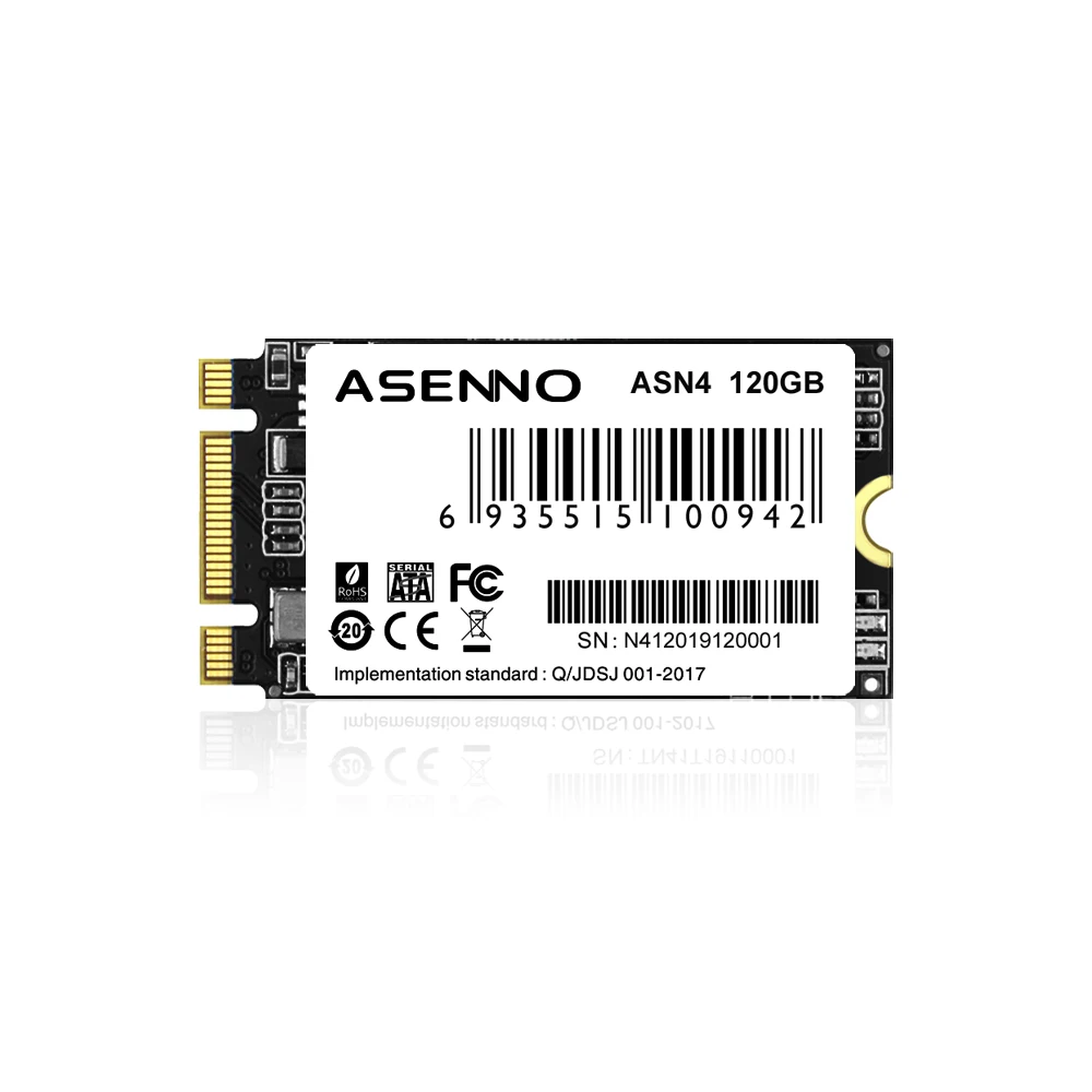 Жесткий диск Asenno M.2 SSD 2242 1 ТБ 120 ГБ 240 500 Гб M2 SATA 512 твердотельный для ноутбука |