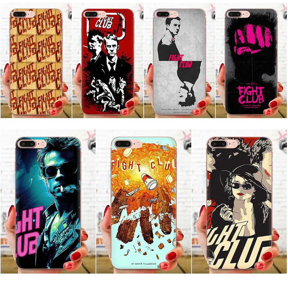 Мягкий чехол для Xiaomi Redmi Note 2 3 3S 4 4A 4X5 5A 6 6A Pro Plus Fight Club Movie Poster популярный | Мобильные