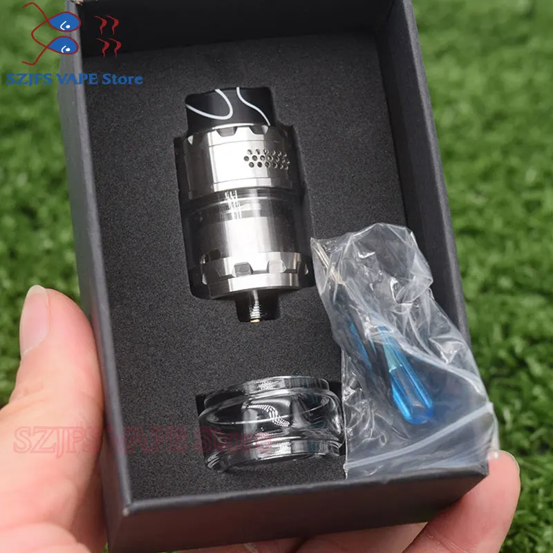 Белый Kylin V2 RTA M RTA 24 мм бак 3 мл/4,5 мл распылитель электронная сигарета Топ сотовая Воздушная система большая сборка палуба испаритель vsHussar проект X - Цвет: Белый