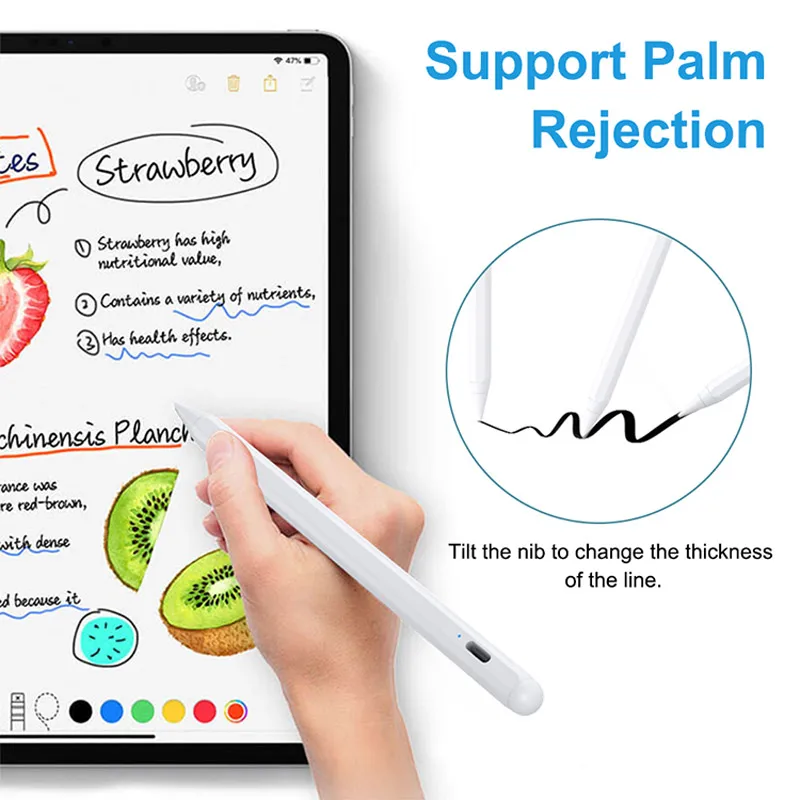 Стилус для Apple Pencil стилус iPad Pro 11 12 9 2018 Air 3 10 5 2019 2 Mini с защитой ладони | Компьютеры и