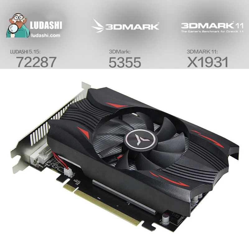 Игровая видеокарта YESTON RX560D 4G D5 4 ГБ/GDDR5/6000 бит МГц Polaris 11 игровая для настольного