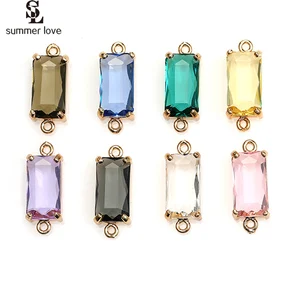 10 шт., прямоугольные подвески для браслета