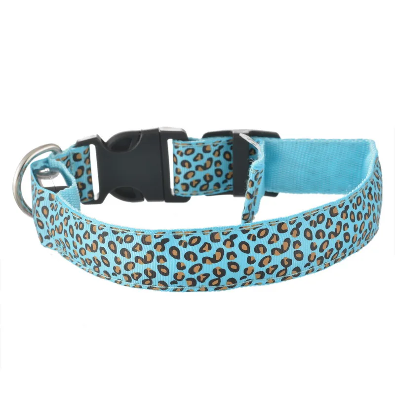 Ошейник для собак USB Перезаряжаемый светодиодный регулируемый светящийся