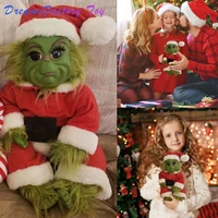 grinchs doll kawaii toy christmas grinchs lovely green stuffed toys baby companion home accessories christmas costumes gift