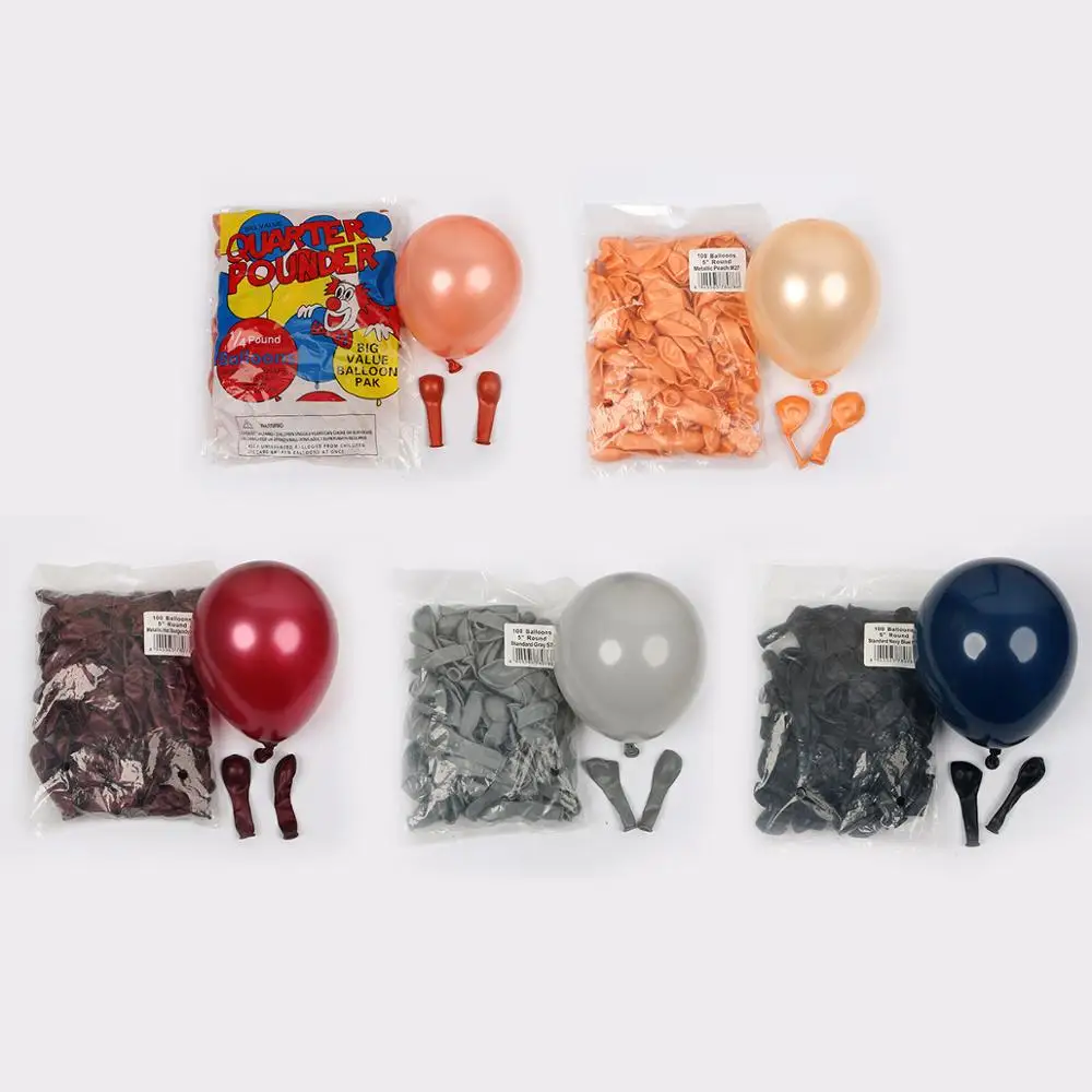 10/50 100 шт 5 дюймов жемчужно-розово-золотые латексные шары украшение для дня