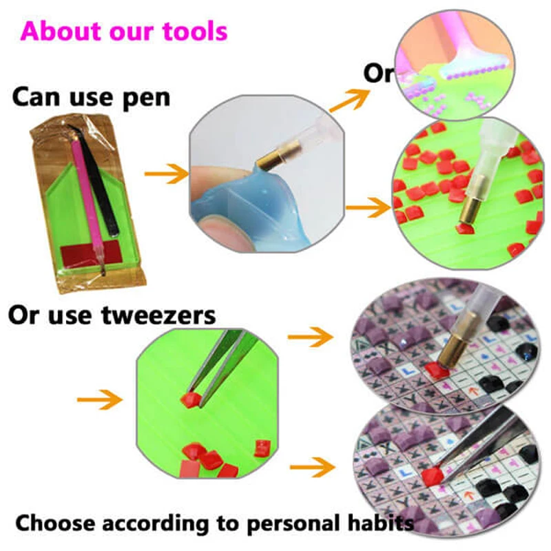 

5D DIY Diamond Painting Full Square / Round Rhinestone Diamond Embroidered Mosaic Cross Stitch Home Decoration Cattle