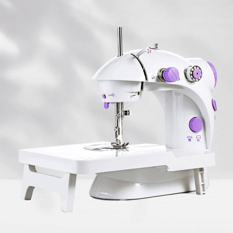 Портативная машинка для шитья настольная электрическая швейная машина мини дома