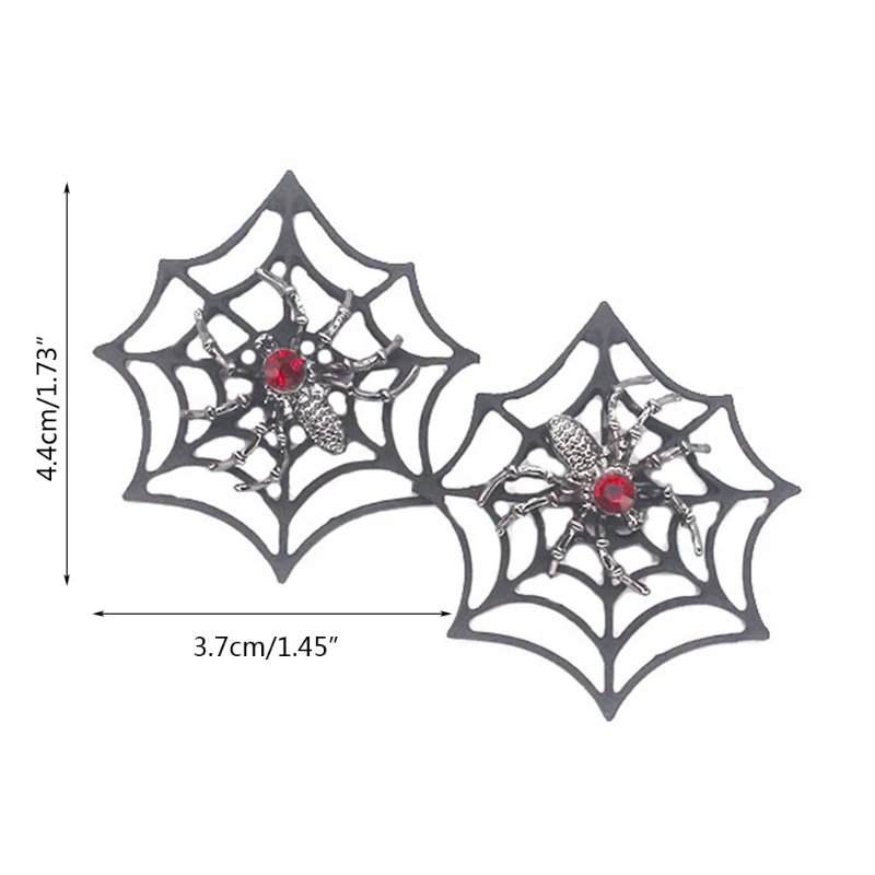 

1 Pair Spider Earrings Women Men Punk Bat Stars Halloween Drop Dangle Gifts Cosplay Halloween Party Jewelry