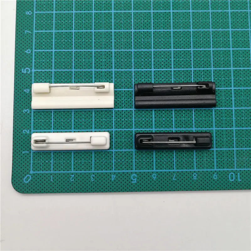 10 шт Большой Пластик английские булавки с клей Брошь база для бижутерии материал