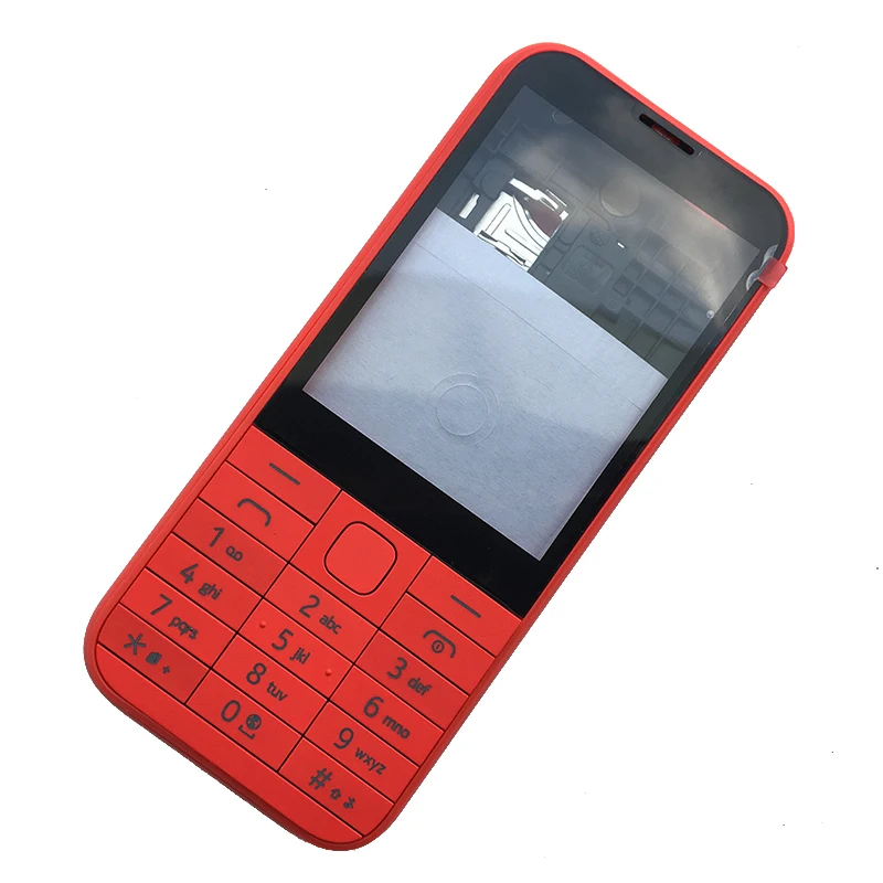 Новый чехол для Nokia 225 N225 передняя рамка + средняя задняя крышка