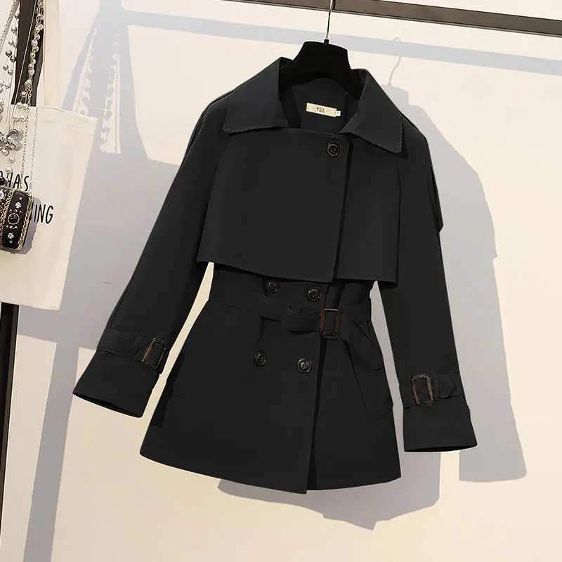 Женская свободная ветровка универсальная короткая куртка в Корейском стиле