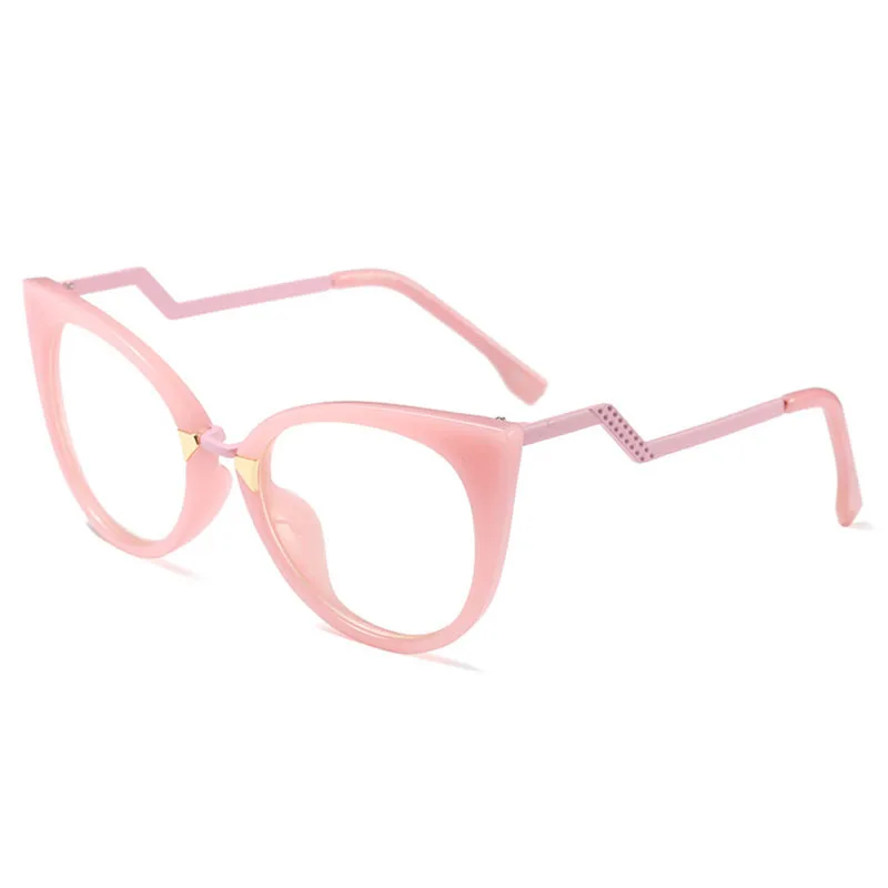 Jelly Pink SO& EI, новинка, классическая женская красная оправа, кошачий глаз, очки, модная женская оправа, Бабочка, линзы для близорукости, Ретро стиль, мужские Оптические очки, оправа - Цвет оправы: Jelly Pink