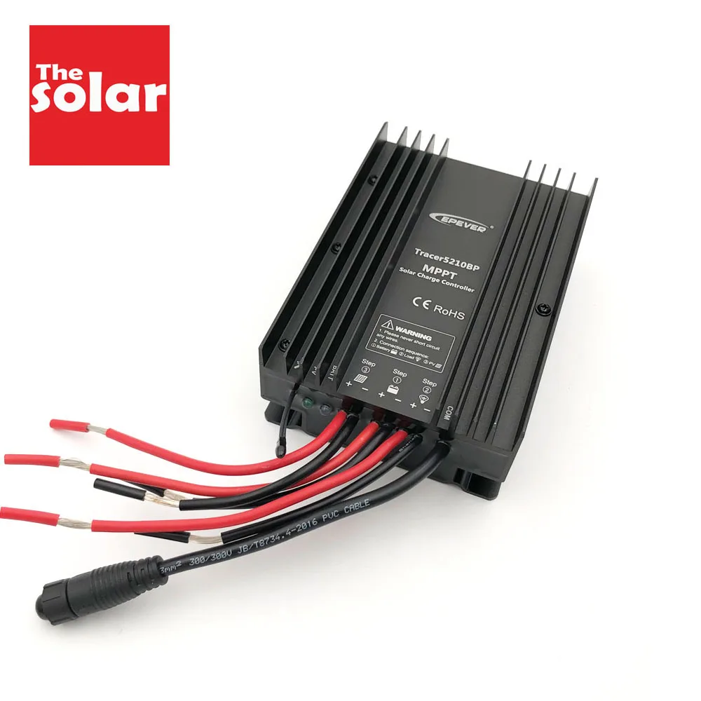 Контроллер заряда солнечной батареи MPPT 10/20/30A 12В 24В трассировщик 2610BP 5210BP 7810BP ip68