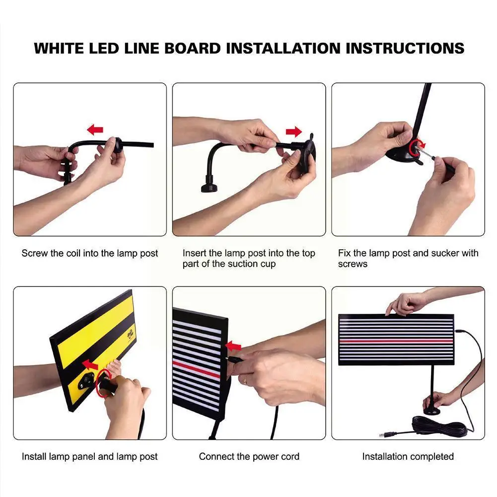 

Pdr Line Board Light Dent Reflector Lamp Dent Repair Tools Dent For Car Body Dent Remove Recessed Led Detection Board J7o8