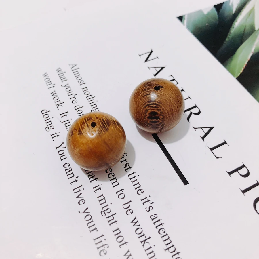 20 мм деревянные бусины diy аксессуары для изготовления ювелирных изделий ручной