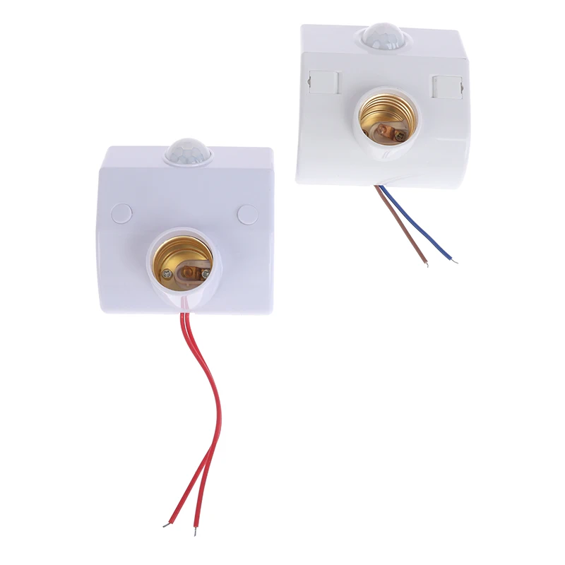 

E27 Standard AC 85-265V Infrared IR Sensor Wall Light Holder Lamp Base Motion Detector
