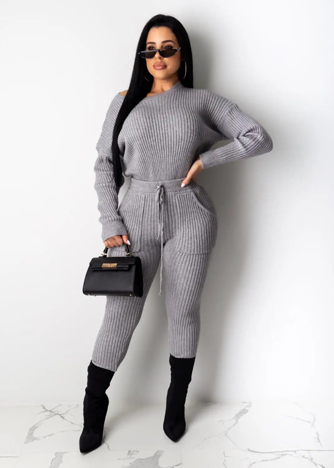 High Elastic Women Big Stretch Outfit White Bodysuit Slip V-Neck Diamonds Night Club Bodysuit