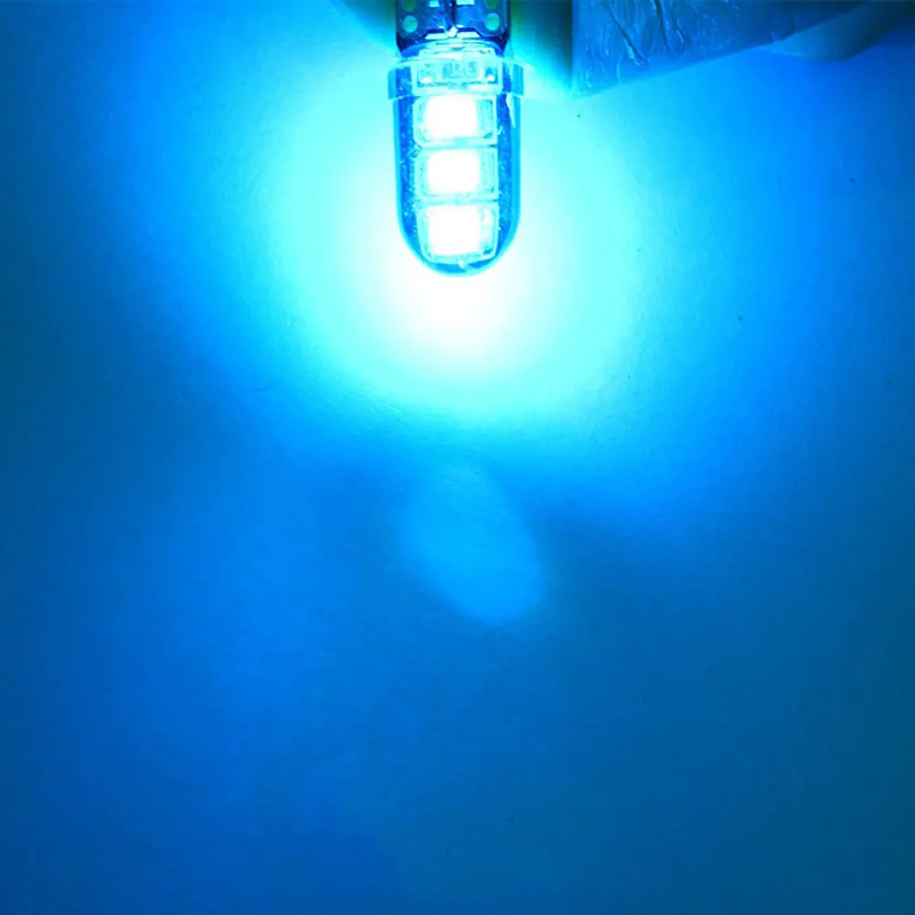 Яркий T10 W5W SMD2835 6-светодиодный силиконовый Водонепроницаемый Автомобиль