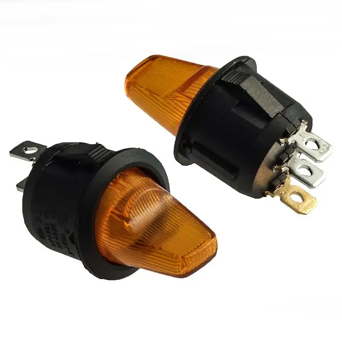 2 штуки Переключатель KCD1-101N-5H-Y/3P on-off | Switches