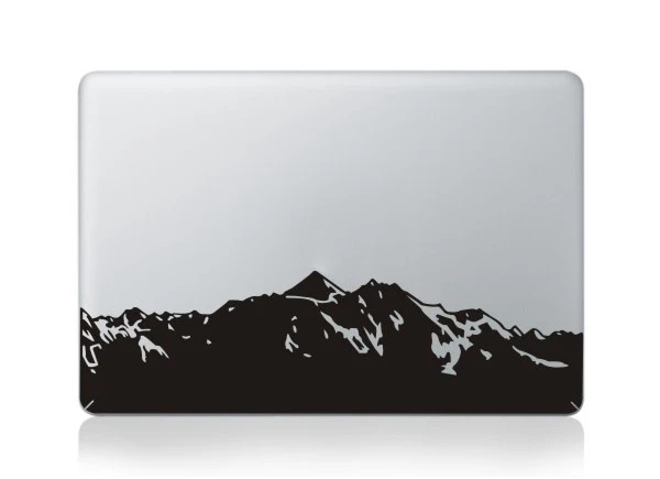 MB black-Part E (12) Забавная частичная наклейка для ноутбука Apple Macbook, наклейка Air retina Pro 11, 13, 15, черная мультяшная наклейка для компьютера, ноутбука s - Цвет: MB black-Part E (12)