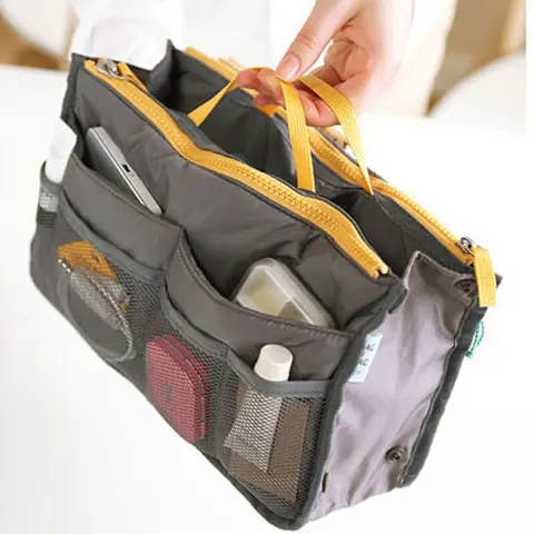 Совершенно новая женская складная сумка-Органайзер, Вместительная дорожная сумка, кошелек, сумка-Органайзер, женская сумка