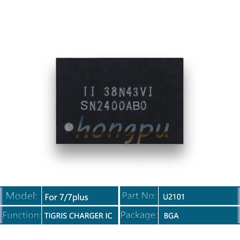 10 шт./лот U2101 35 контактов для iPhone 7/7 plus/7 plus Tigris SN2400AB0/PN2400A0A зарядное устройство чип IC