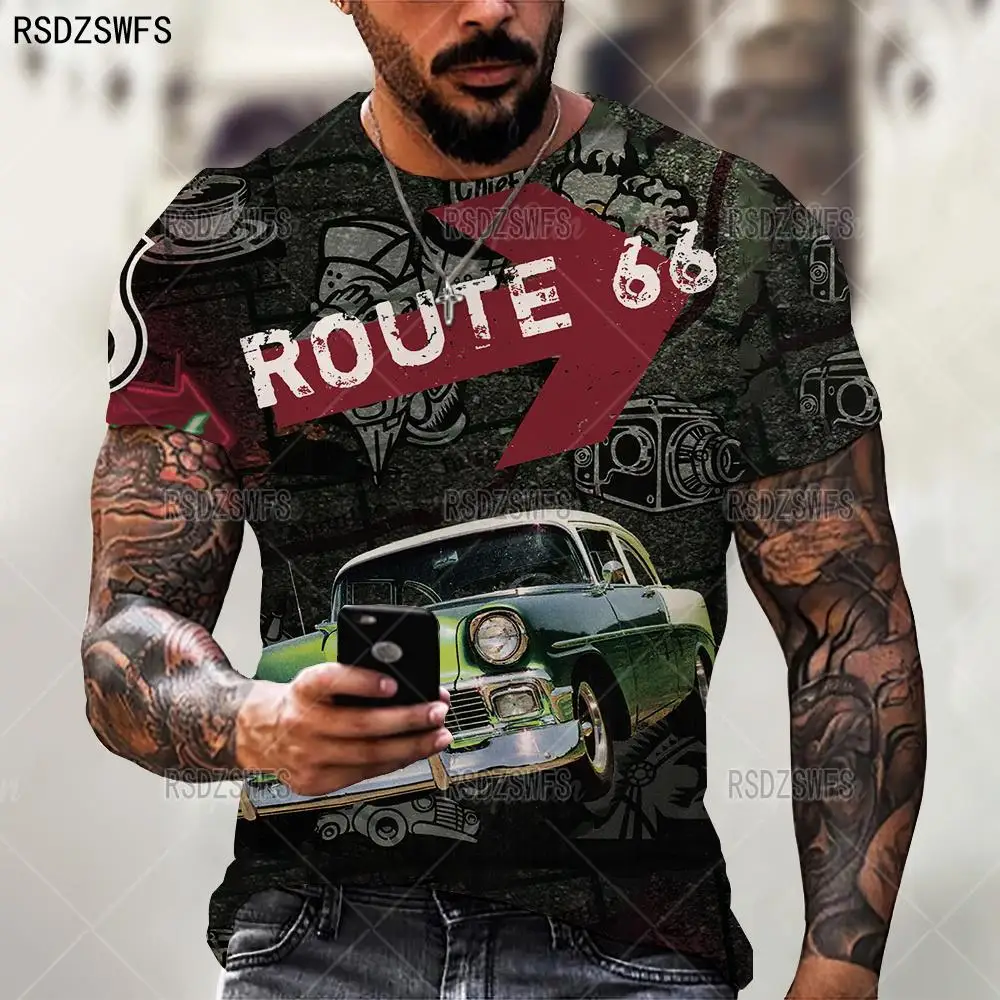 Футболка мужская оверсайз с коротким рукавом модная тенниска принтом 66 букв и