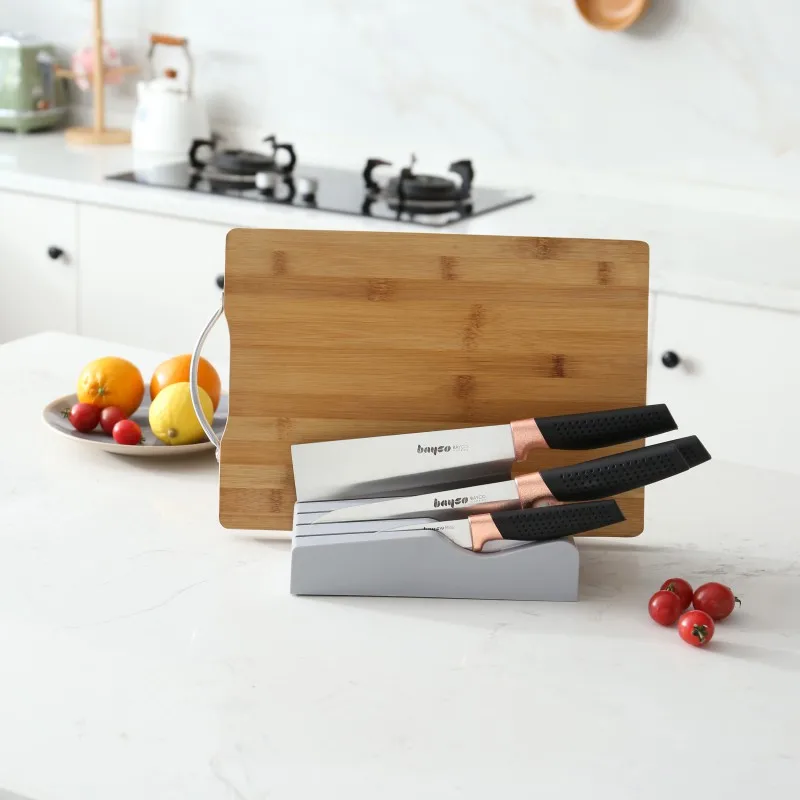 Cutting Board Rack Storage Box Kitchen Finishing Drain Horizontal Knife Holder Combination | Дом и сад