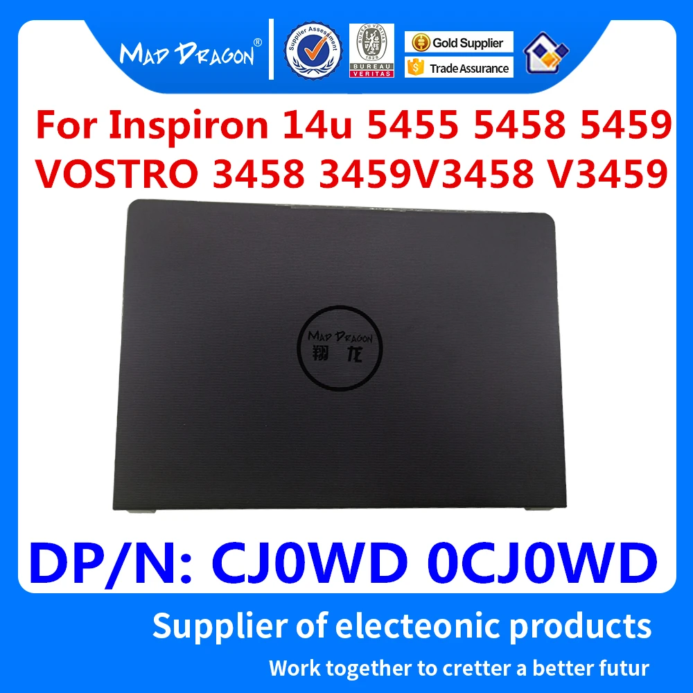 Ноутбук новый ЖК задняя крышка верхняя экрана для Dell Inspiron 14U 5455 5458 5459 VOSTRO 3458 3459 V3458