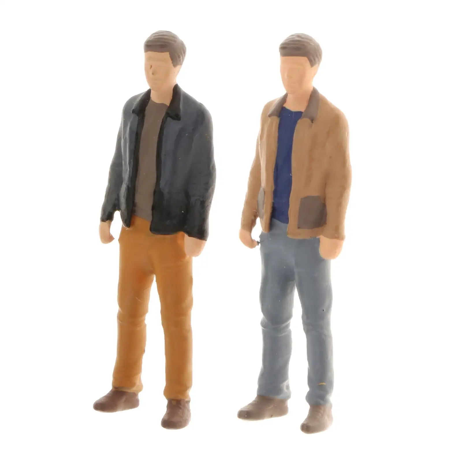 

1pc Mini 1/64 Scale Diorama Painted Figure Resin Man Characters for