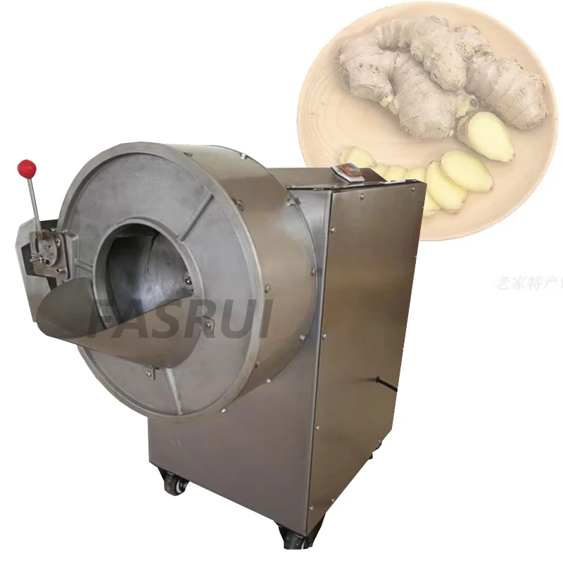 

Automatic Vegetable Cutting Machine Electric Potato Onion Carrot Ginger Slicer Commercial Shredder Multi-Function Cutter