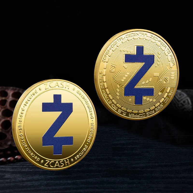 

Памятная монета ZEC, ZEC, металлическая рельефная Гальваническая двусторонняя печатная монета