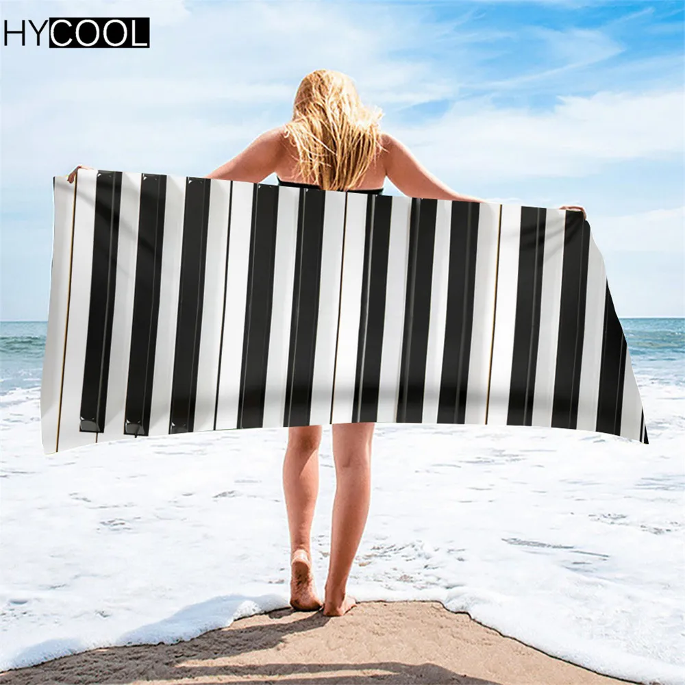 

New Arrival Women Men Kid Bathing Towels Piano Key Printing Microfiber Beach Swimming Towels Soft Accessories Camping Yoga Mat