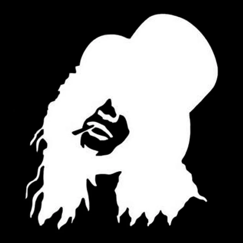 

13.8cmX15.5cm Slash Guns N' Roses Fashion Stickers Decals Car Styling Vinyl Black/Silver
