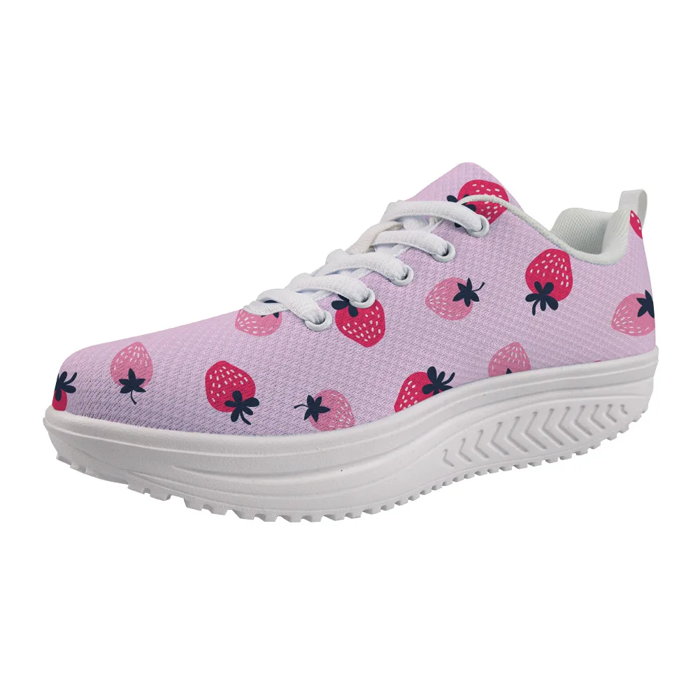 

Nurse Doctor Print Women Sneakers Slip On Light Mesh Strawberry pattern Cosplay Pattern Shoes Leopard Zapatos Sport Training
