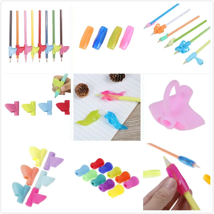 Силиконовая ручка для письма устройство коррекции Детский обучающий инструмент