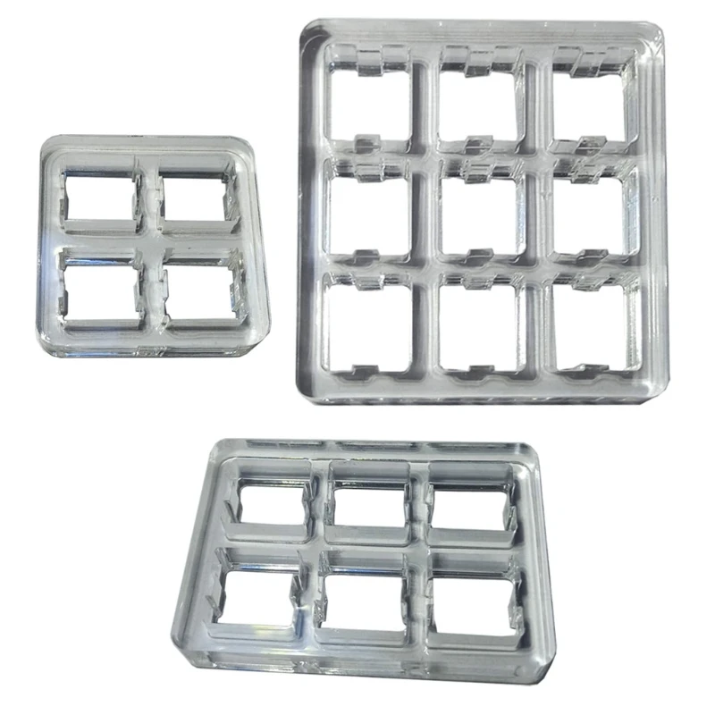 

Switch Tester Base Transparent Acrylic Plate For Cherry MX Switch Storage Display Board Tester Base