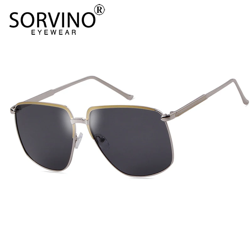 Мужские и женские солнцезащитные очки SORVINO Винтажные Солнцезащитные с