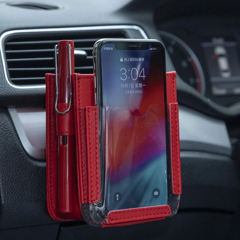 Multifunction Car Air Outlet Hanging Bag Interior Organizer Box Mobile Phone Storage Pockets Tidying Accessories Car-styling | Автомобили