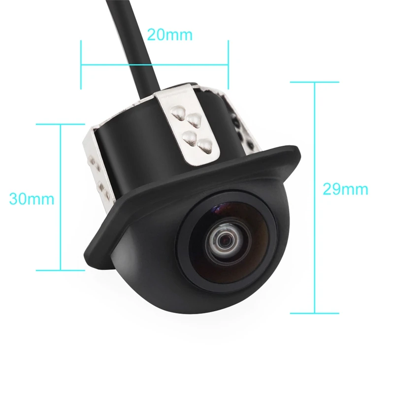 

180 Wide Angle Rear View Camera 720P HD Waterproof Car Front or Reverse Camera